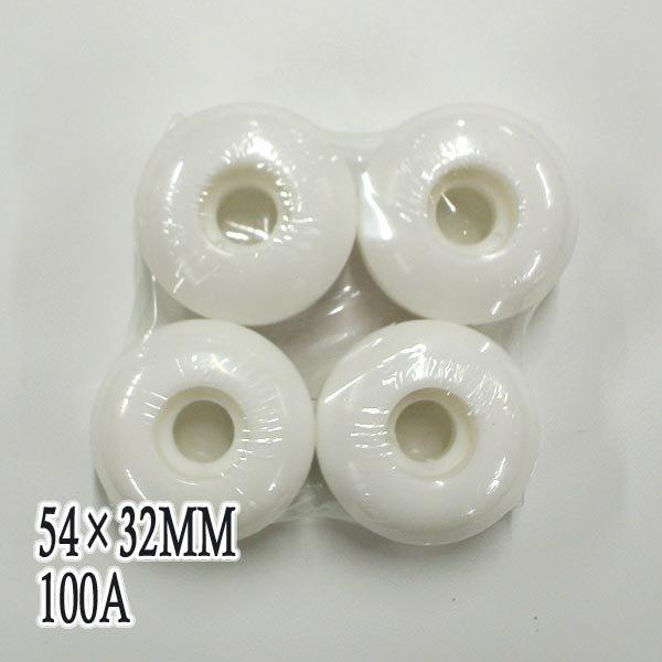 閉店セール！SW WHITE WHEEL 54×32mm 100A スケートボード BLANC WH...