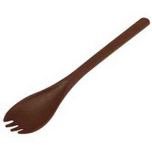 スケーター コンビネーション ブラウン 先割れスリムロングスプーン19.5cm