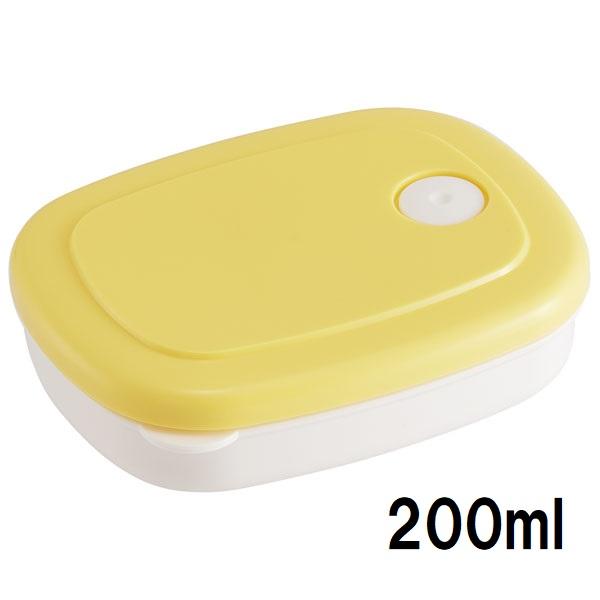 スケーター パステルイエロー ご飯冷凍作りおきシール保存容器Ｓ 200ml  SLG1