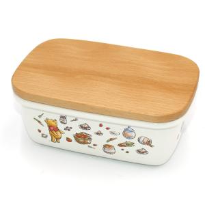 コンランショップ　BOCH 蓋付き バターケース　ロイヤルボッホ スケーター バターケース ホーロー 木蓋付き くまのプーさん