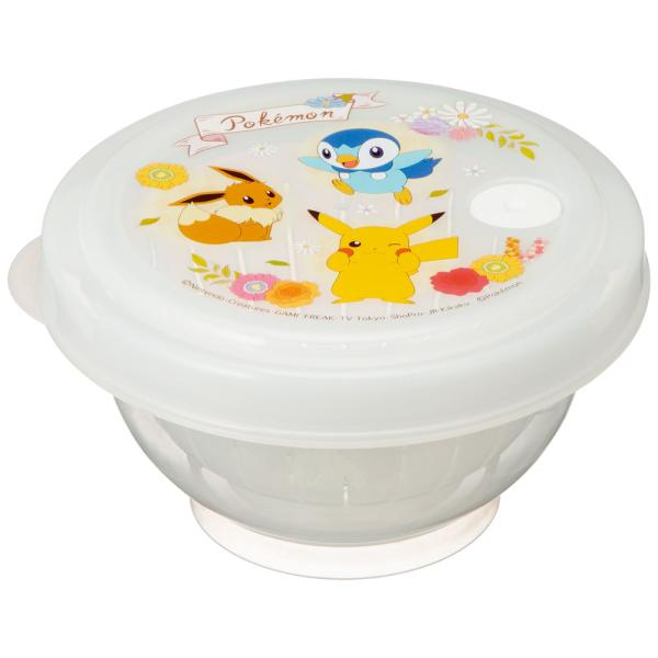 お茶碗 型 薄肉 ごはん 保存 容器 [Sサイズ]　ポケモン アンティーク フォレスト　電子レンジ ...