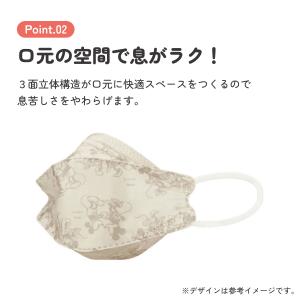 スケーター 99% カット マスク 不織布 大...の詳細画像3