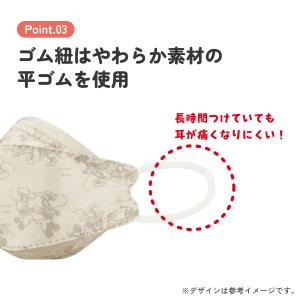 スケーター 99% カット マスク 不織布 大...の詳細画像4