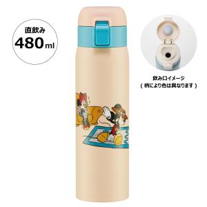 Disney（ディズニー） 水筒 480ml ステンレス 直飲み ワンタッチ