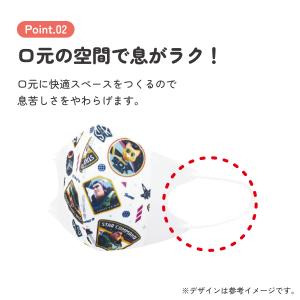 スケーター 99% カット マスク 立体 子供...の詳細画像4