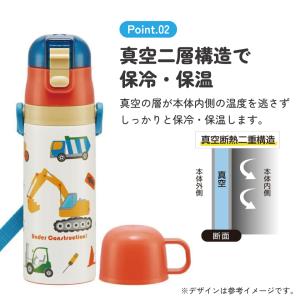 水筒 キッズ 直飲み ワンタッチ ステンレス ...の詳細画像2