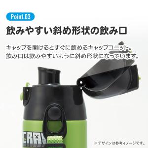 スケーター 水筒 キッズ 直飲み ワンタッチ ...の詳細画像3