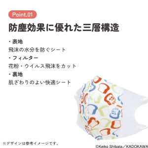 スケーター マスク 不織布 立体 7枚入り キ...の詳細画像2