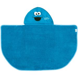 フード 付き バスポンチョ ベビー 出産祝い バスタオル 吸水 速乾 キッズ skater スケーター BPO1 タオル セサミストリート セサミ クッキーモンスター