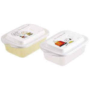 スケーター 保存容器 500ml エアー弁ふわっと保存容器 L スヌーピー 2