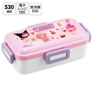 弁当箱 大人 一段 仕切り 食洗機 レンジ 対応 日本製 530ml ランチボックス スケーター skater PFLB6 マイメロディ クロミ メロクロ ネットフリックス Netflix