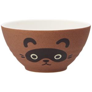 スケーター 茶碗 320ml 陶器 食器 お茶碗 茶わん ご飯 食事 かわいい skater CHRB2 TANUKI たぬき タヌキ 動物柄 男の子 女の子｜スケーター Yahoo!ショッピング店