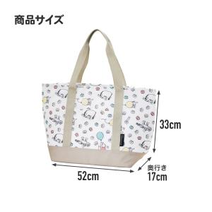スケーター 麻風 トート 保冷 ショッピングバ...の詳細画像5