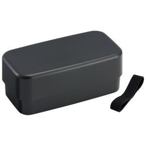 環境に配慮した ランチボックス 1000ml 2段 お弁当箱 箸付き 大人 おしゃれ skater スケーター PLB10WCB アッシュブラック 黒