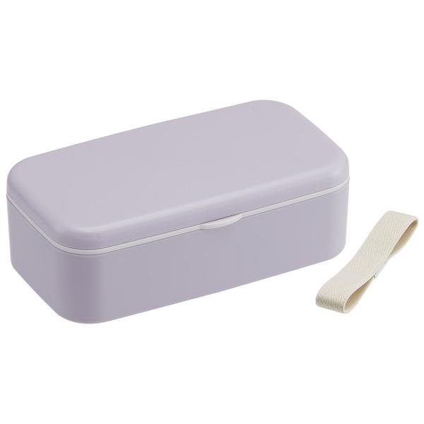 箸付き 弁当箱 600ml 1段 ランチボックス お弁当 16.5cm 大人 子供 バイオマス スケ...