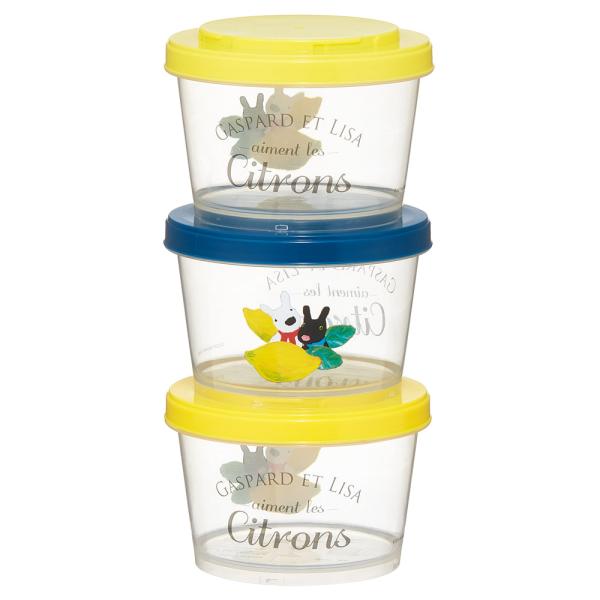 ジョイント式 薄肉保存容器 3個セット 保存容器 お弁当箱 おしゃれ 電子レンジ対応 skater ...