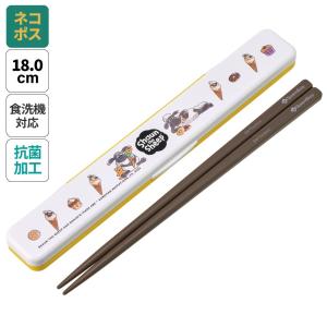 お箸セット 食洗器対応 箸入れ 抗菌 カトラリー お弁当 箸 skater