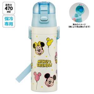 ミッキー＆フレンズ 恐竜 超軽量 ロック付ダイレクトステンレスボトル