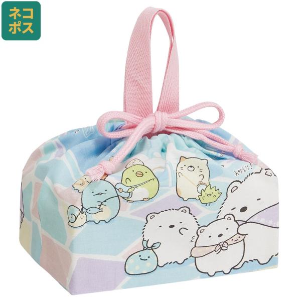 お弁当袋 幼稚園 キャラクター ランチ巾着 子供 巾着袋 小学生 小 きんちゃく袋 skater ス...