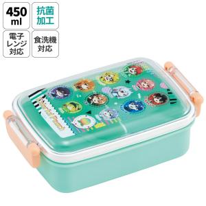 スケーター 弁当箱 450ml 抗菌ふわっとタイトランチ カラフルピーチ25