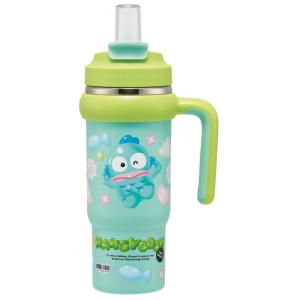 スケーター ハンドル付 タンブラー 830ml ストロー ステンレス ボトル