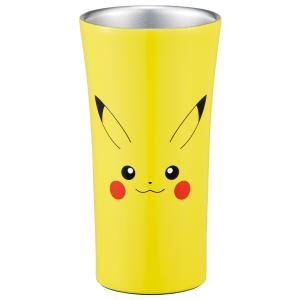 ポケモンカフェ　ピカチュウ　タンブラーとコースター（3枚）セット タンブラー 「Pokemon/ポケットモンスター」 ピカチュウフェイス25