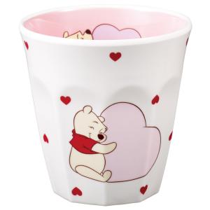 スケーター メラミンカップ キャラクター メラミンコップ 子供 割れにくい コップ 食洗機対応 skater MTB2TS くまのプーさん HUG&HEART BE POOH