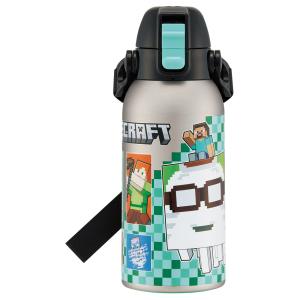 新品　スナップオン　ウォーターボトル　水筒 スケーター 水筒 600ml ダイレクトボトル マイクラ26 （ マイン