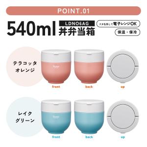 スケーター カフェ丼 ランチボックス 540m...の詳細画像1