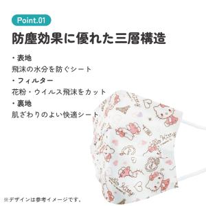 スケーター マスク 不織布 プリーツ マスク ...の詳細画像2