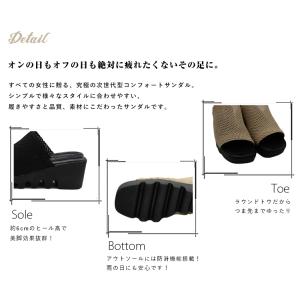 サンダル レディース 厚底サンダル 室内履き ...の詳細画像2