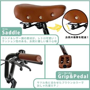ノーパンク 自転車 シティサイクル 26インチ...の詳細画像5