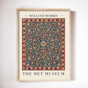 額付 アートポスター アートフレーム ウィリアムモリス壁紙デザインNO