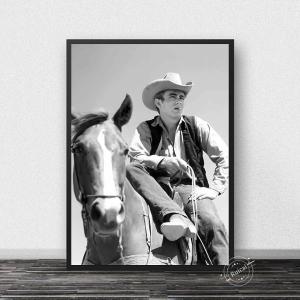 おしゃれ 額付 アートポスター絵画 壁 ジェームスディーン 映画 横顔