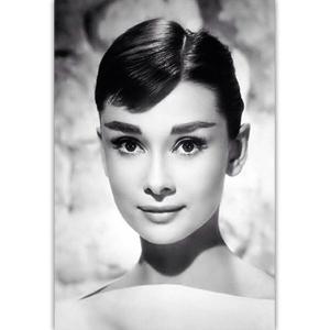 額付 アートポスター アートフレーム オードリーヘップバーン モノクロ