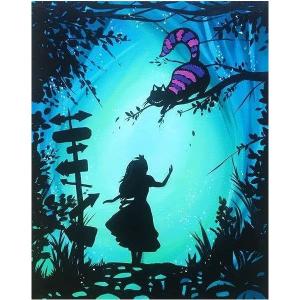 額付 アートポスター アートフレーム 不思議の国のアリスデザインNO-21