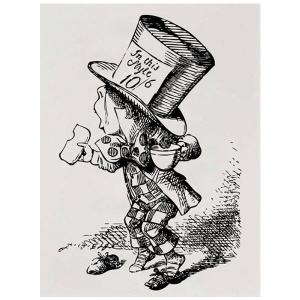 額付 アートポスター アートフレーム 不思議の国のアリスデザインNO-21