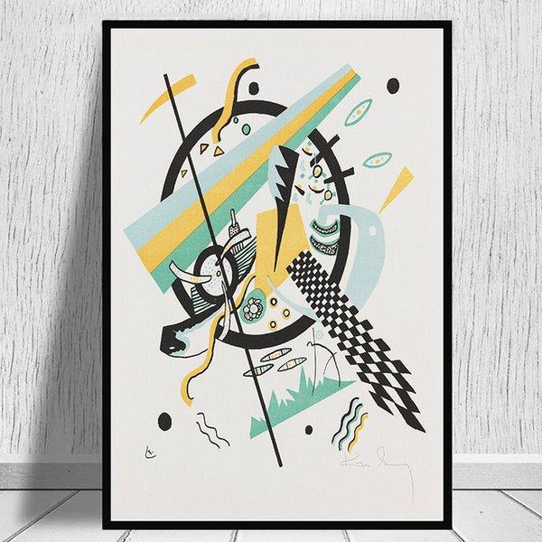 額付 アートポスター アートフレーム おしゃれ 絵画 壁 カンディンスキー 抽象画 デザインNO-D...