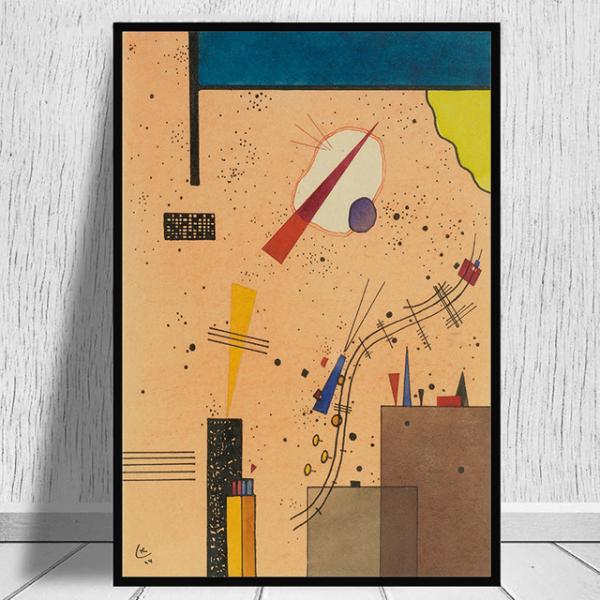 額付 アートポスター アートフレーム おしゃれ 絵画 壁 カンディンスキー 抽象画 デザインNO-K...