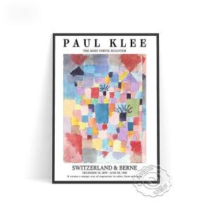 アートポスター アートフレーム おしゃれ 絵画 抽象画パウル・クレー ポスター Paul Klee デザインNO-C【追加注文なしで、直ぐ飾れる額付】｜sketch01