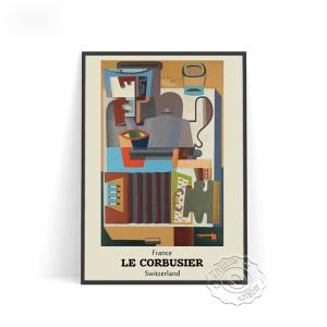 額付 アートポスター アートフレーム 抽象画バウハウス ポスター