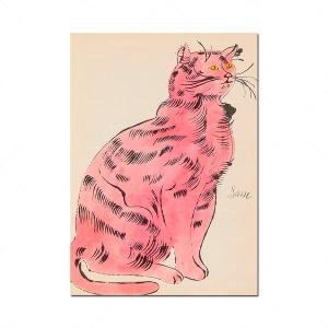アンディ・ウォーホル cat 額付き 額付 アートポスター アートフレーム おしゃれ 絵画 壁 アンディ