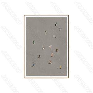 Mogu Takahashi　Fine Little Day　うさぎ　フレーム付 ポスター フレームセット 北欧 ファインリトルデイ うさぎ ラビット