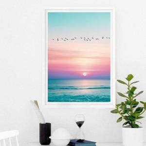 Ocean A3 ポスター アートプリント 北欧 海 インテリア : 壁面