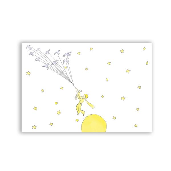 額付 アートポスター アートフレーム おしゃれ 絵画 星の王子様 渡り鳥 デザインNO-A【追加注文...