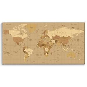 世界地図 人気 アートフレーム・アートポスター おしゃれ 絵画 デザインNO-2 A4 A3 A2