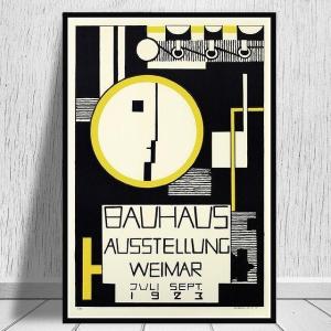 アートポスター アートフレーム 抽象画バウハウス bauhaus デザインNO-20 A4 A3 A2【追加注文なしで、直ぐ飾れる額付】