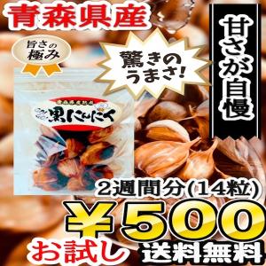 青森県産 熟成 黒にんにく お試しパック 2週間分  ワンコイン