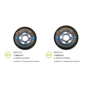 K2 ケーツー  インラインスケート  ウィール  Inline Skate Wheels BOOSTER 80a 4-pack｜ski-exciting