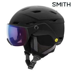 22-23 SMITH  ヘルメット バイザーヘルメット Survey 調光レンズ　M.BLK  Mサイズ｜ski-exciting